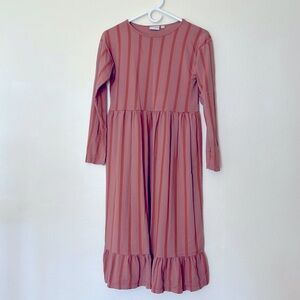 The Campamento striped jersey maxi dress in size 11-12 years